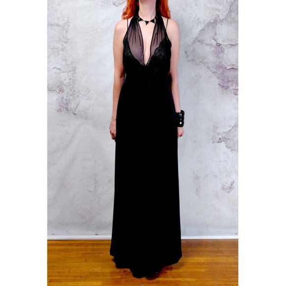 The Limited black chiffon wide legged chiffon jump - Picture 2 of 5